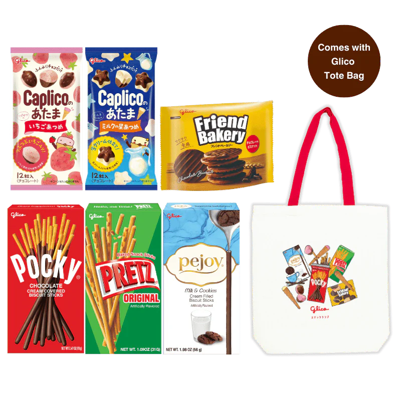 Glico Variety Pack with Glico Tote Bag