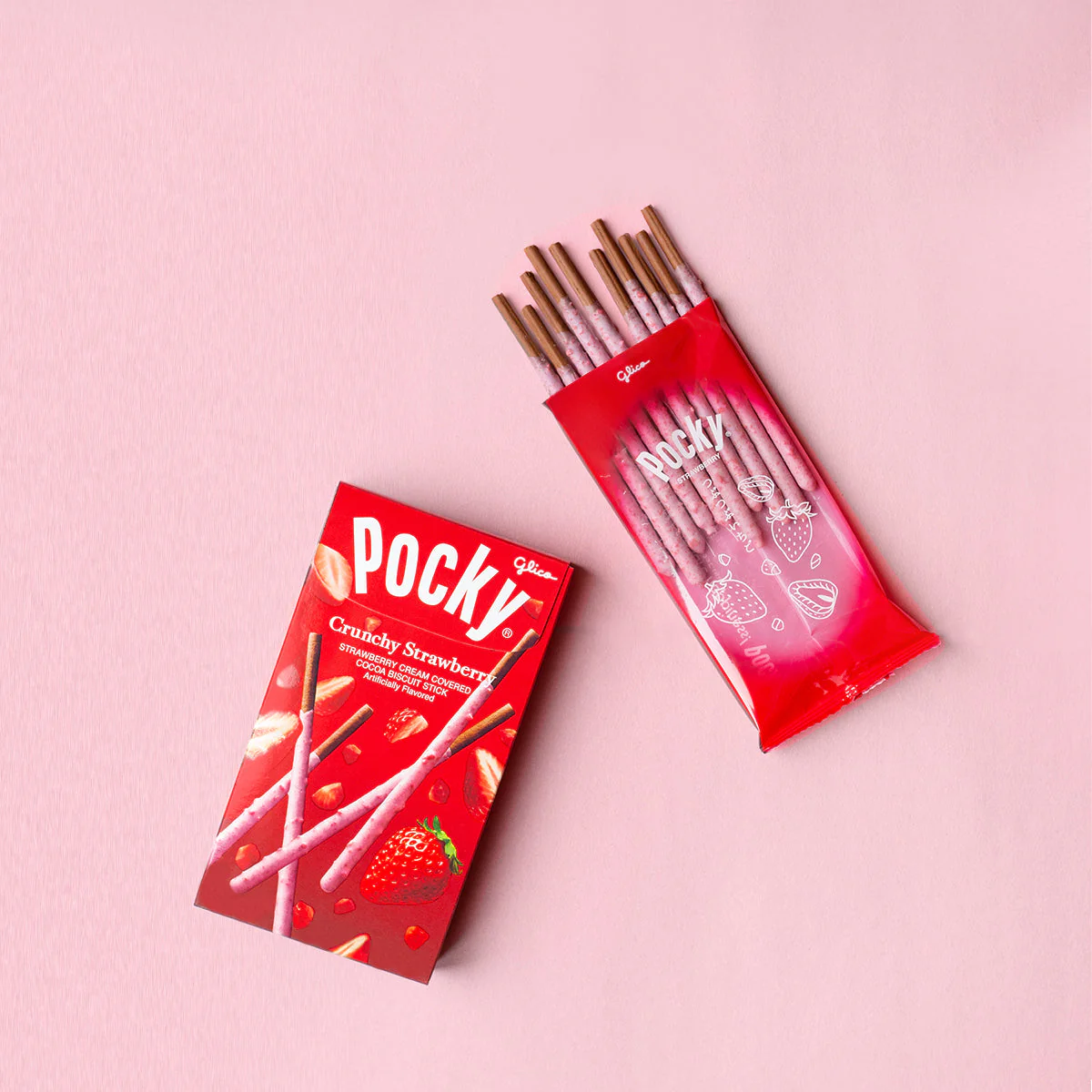 Pocky Crunchy Strawberry 1.79 oz - Image 4