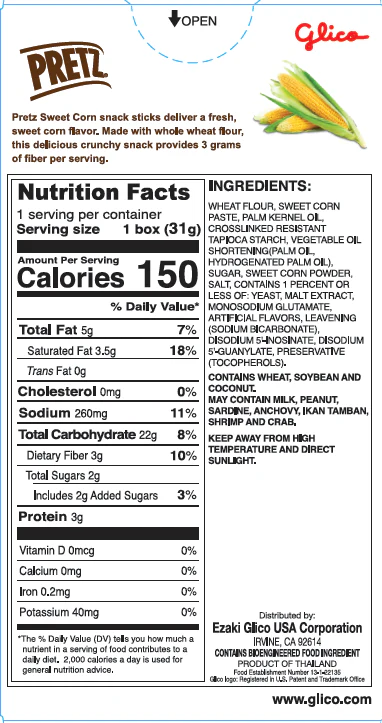 PRETZ Sweet Corn 1.09 oz - Image 2
